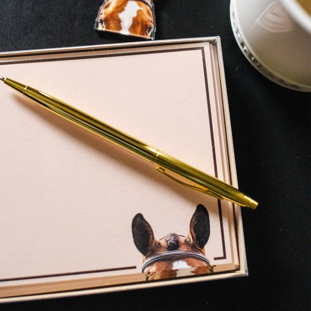 Stationery with horse ears